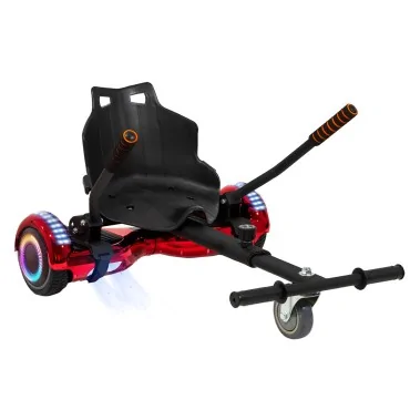 Hoverboard Go-Kart Pack, 6.5 inch, Regular ElectroRed PRO 4Ah, voor kinderen en volwassenen