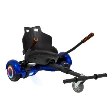 Hoverboard Go-Kart Pack, 6.5 inch, Regular Blue PowerBoard PRO 4Ah, voor kinderen en volwassenen